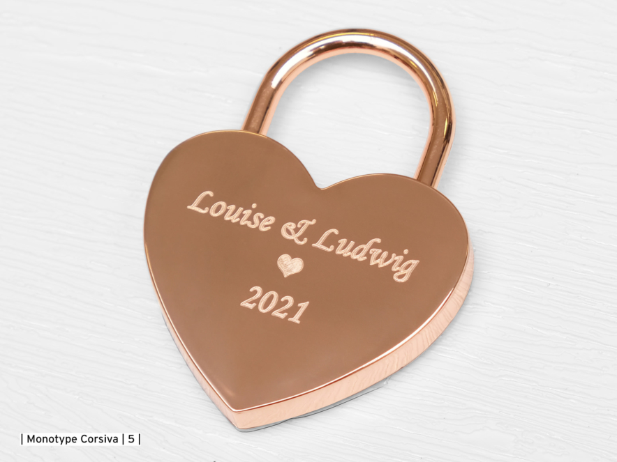 Love Padlock Metal Roseproduct image #2