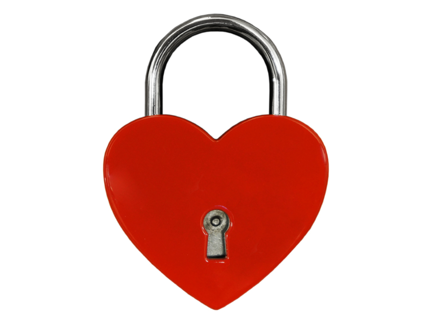 Love Padlock Metal Redproduct image #1