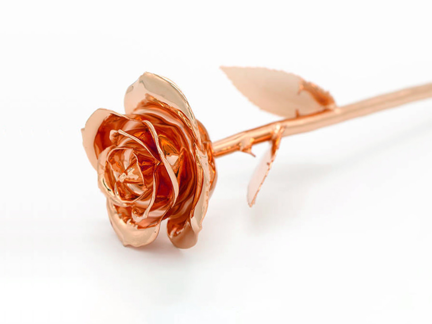 Rose Gold Dipped Love Rose - 4 Dealproduct image #3