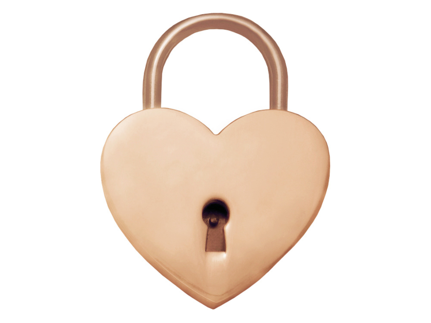 Love Padlock Metal Roseproduct image #1