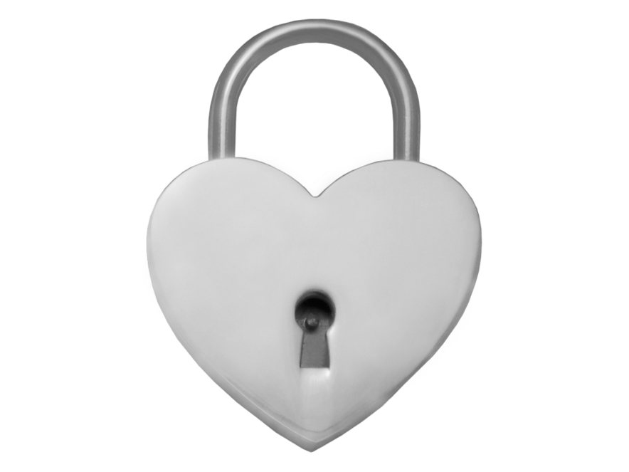 Love Padlock Metal Silverproduct image #1