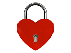 Love Padlock Metal Redproduct thumbnail #1