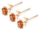 Rose Gold Dipped Love Rose - 3 Dealproduct thumbnail #1