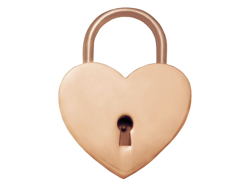 Love Padlock Metal Roseproduct zoom image #1